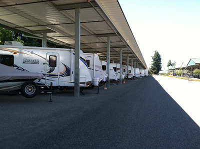 Covered RV Storage