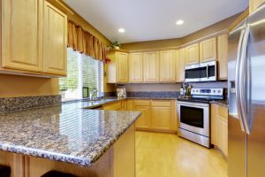 spotless clean kitchen