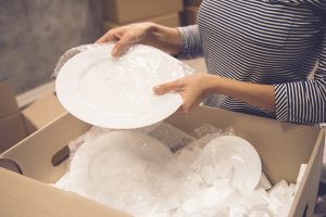 storing plates in safe storage