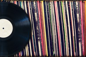 vinyl records in climate controlled storage