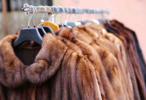 fur coats in climate controlled storage