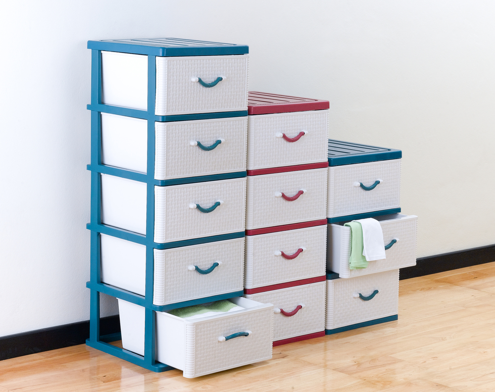 drawers for storage items